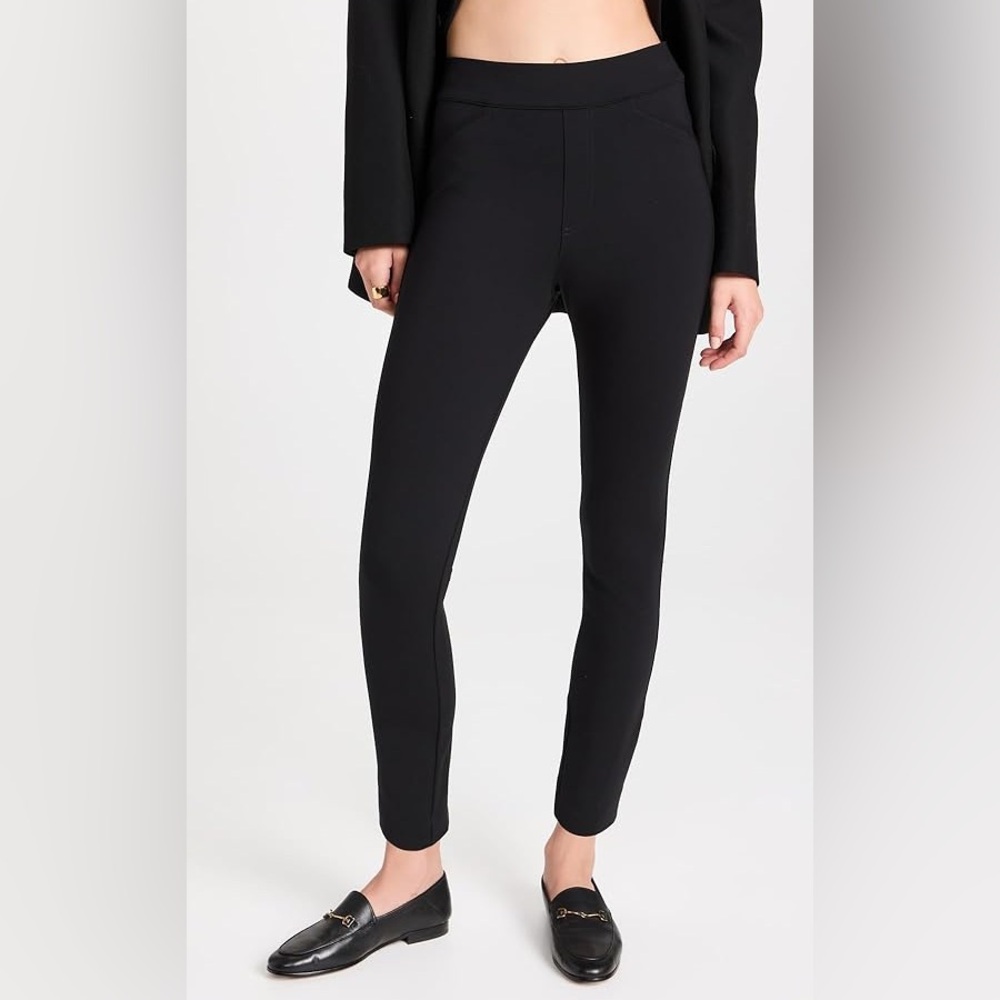 SPANX The Perfect Black Pant, Ankle Backseam Skinny Medium